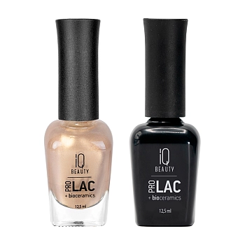 IQ BEAUTY 081 лак профессиональный укрепляющий для ногтей с биокерамикой / Nail polish PROLAC+bioceramics 12,5 мл, фото 2