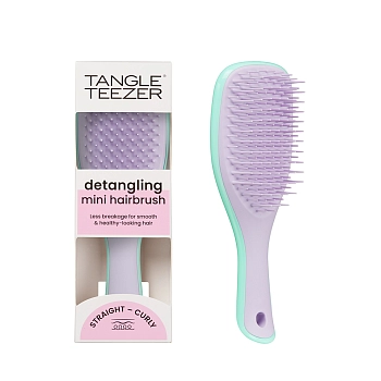 TANGLE TEEZER Расческа для волос / The Ultimate (Wet) Detangler Mini Wisteria Leaf, фото 9