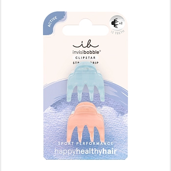 Заколка-крабик, размер S 2 шт / invisibobble CLIPSTAR Gym Buddy