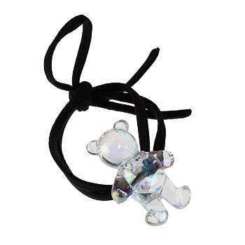 Резинки для волос Медвежонок цветные / Dewal Beauty 1 шт