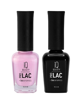 IQ BEAUTY 013 лак для ногтей укрепляющий с биокерамикой / Nail polish PROLAC + bioceramics 12.5 мл, фото 4