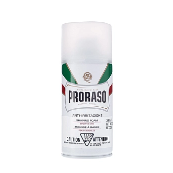 PRORASO Пена для бритья для чувствительной кожи с зеленым чаем и овсом 300 мл, фото 2