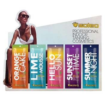 SOLEO Бронзатор с алоэ, медью и витамином В / Bubble Gum Basic 150 мл, фото 3