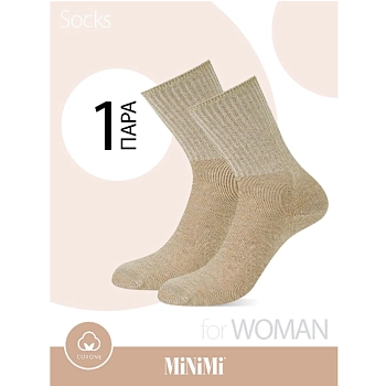 MINIMI Носки Beige 39-41 (25-27) / MINI COTONE 1203, фото 5