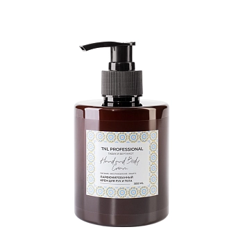Крем парфюмированный для рук и тела, табак и бергамот / TNL Hand & Body Cream 300 мл