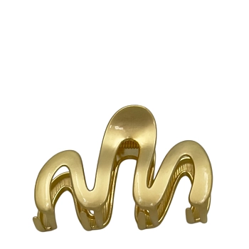 Краб для волос Волна золото 5,5*3,5см