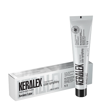 KERALEX 6.0 крем-краска, светлый шатен натуральный / KERALEX hair color Light Brown Natural 100 мл, фото 2
