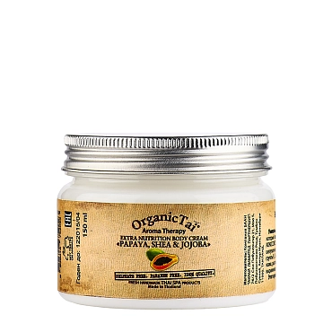 ORGANIC TAI Крем экстрапитательный для тела Папайя, ши и жожоба 150 мл, фото 1