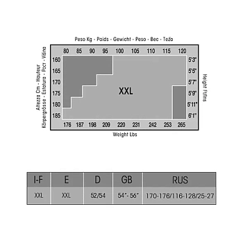 OMSA Колготки Fumo 6 (XXL) / Attiva 40 XXL, фото 4