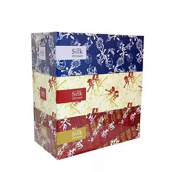 ЧИСТОВЬЕ Салфетки бумажные 2-слойные вытяжные Silk  250 шт/уп, фото 3