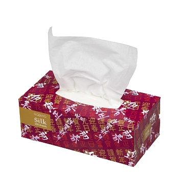 ЧИСТОВЬЕ Салфетки бумажные 2-слойные вытяжные Silk  250 шт/уп, фото 2