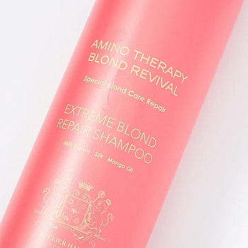 BOUTICLE Шампунь для экстремально поврежденных осветленных волос / Extreme Blond Repair Shampoo 1000 мл, фото 4