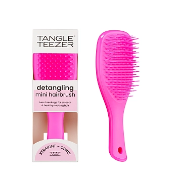 TANGLE TEEZER Расческа для волос / The Ultimate (Wet) Detangler Mini Runway Pink, фото 2