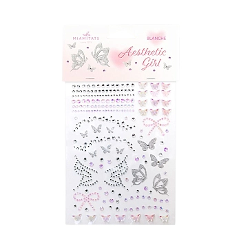Кристаллы на клейком слое / Aesthetic girl Blanche 1 шт