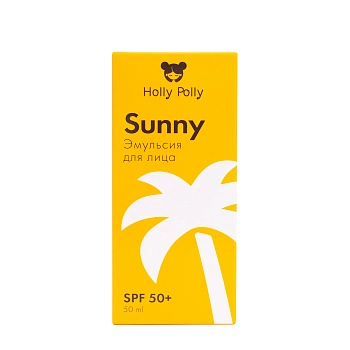 HOLLY POLLY Эмульсия солнцезащитная для лица SPF 50+ / Holly Polly Sunny 50 мл, фото 2