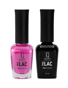 IQ BEAUTY 019 лак для ногтей укрепляющий с биокерамикой / Nail polish PROLAC + bioceramics 12.5 мл, фото 4