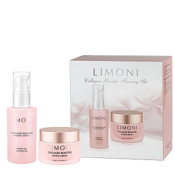 LIMONI Набор для лица с коллагеном (сыворотка 30 мл, крем 50 мл) Collagen Booster Firming Set, фото 2