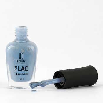 IQ BEAUTY 090 лак для ногтей укрепляющий с биокерамикой / Nail Polish PROLAC+bioceramics 12,5 мл, фото 2