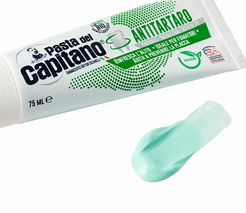 PASTA DEL CAPITANO Паста зубная от зубного камня для курящих / Antitartar for Smokers 75 мл, фото 3