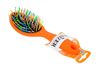 KAIZER Расческа массажная, оранжевая, фото 5