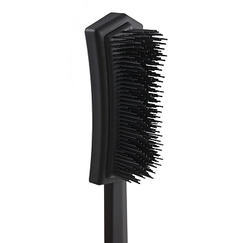 KAPOUS Расческа для волос широкая, трехуровневая щетина, черная, фото 3