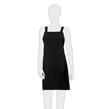 DEWAL PROFESSIONAL Фартук мастера мужской для стрижки, полиэстер, черный 74х78,5 см, фото 2