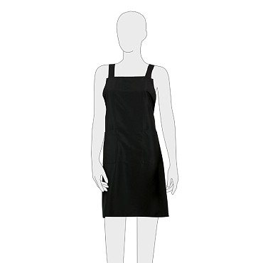 DEWAL PROFESSIONAL Фартук мастера мужской для стрижки, полиэстер, черный 74х78,5 см, фото 2