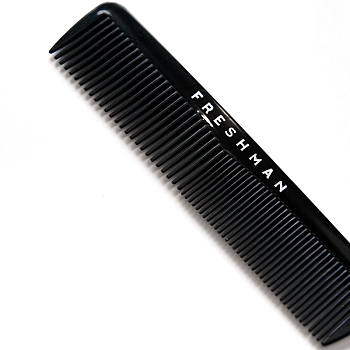 FRESHMAN Расческа-гребень компактная для моделирования и стрижки, размер М / Collection Carbon, фото 5