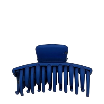 Краб для волос двухрядный Акула синий 8,5см