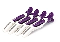 Зажимы для волос, белый с фиолетовым 4 шт