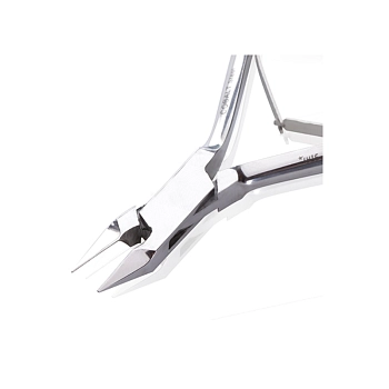 SILVER STAR Кусачки для ногтей блестящие (12 мм), плавный изгиб лезвий, тонкие кончики, сэндвич / COBALT, фото 2