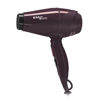 Фен Mark Shmidt Compact портвейн, ionic, ceramic, 2 насадки + диффузор 2200W