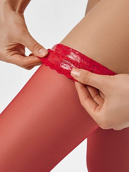 MINIMI Чулки Rosso 5 (XL) / Mini CAPRICCIO 20, фото 5