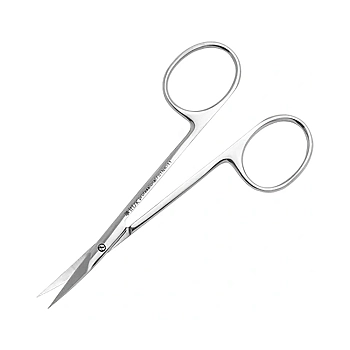 IRISK PROFESSIONAL Ножницы для кутикулы 01NK-11 глянцевые, ручная заточка, длина 11 см, фото 3