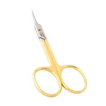Ножницы маникюрные для кожи НСС-5HG, позолоченные / CLASSIC 23 мм