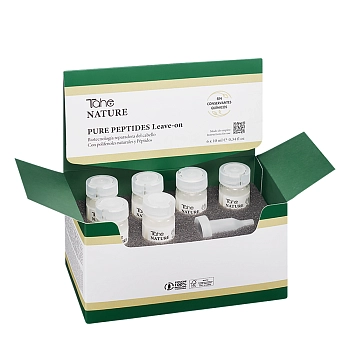 TAHE Сыворотка с пептидами против ломкости волос / NATURE-PURE PEPTIDES LEAVE-ON 6*10 мл, фото 3