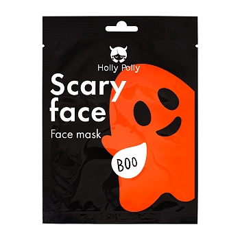 Маска тканевая для лица, увлажняющая и питающая, на кремовой основе с экстрактом ягод / Holly Polly Scary Face Mask 22 гр
