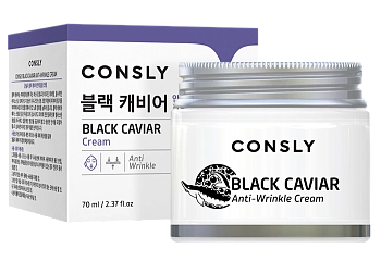 CONSLY Крем против морщин для лица с экстрактом черной икры 70 мл, фото 2