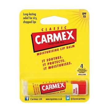CARMEX Бальзам классический для губ SPF 15 (стик) / Lip Balm Stick 4,25 г, фото 3