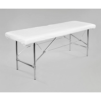 ЧИСТОВЬЕ Чехол на кушетку одноразовый на резинке из спанбонда, белый 200*90 см 10 шт, фото 2