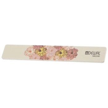 DEWAL PROFESSIONAL Пилка для ногтей Design Edition, широкая 180/240 18 см, фото 2