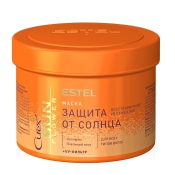 ESTEL PROFESSIONAL Маска восстановление и защита с UV-фильтром / Curex Sunflower 500 мл, фото 1