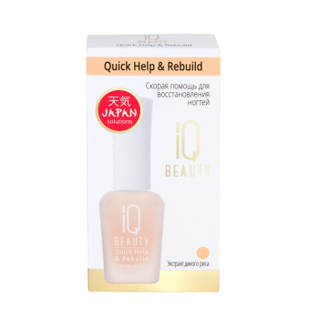 IQ BEAUTY Скорая помощь для восстановления ногтей / Quick Help & Rebuild 12,5 мл, фото 2