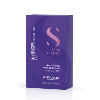 ALFAPARF MILANO Шампунь тонирующий анти-жёлтый / Anti-Yellow Low Shampoo 250 мл, фото 2