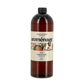 AROMENAGE Гель-концентрат универсальный для стирки, капли розы / Aromenage 900 мл, фото 1