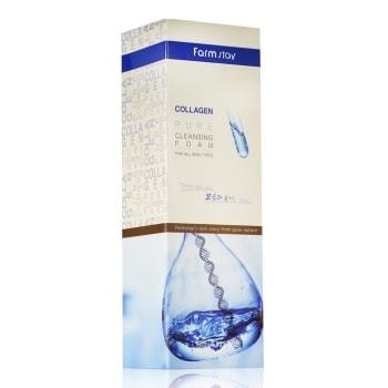 FARMSTAY Пенка очищающая с коллагеном / PURE CLEANSING FOAM 180 мл, фото 2