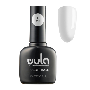 WULA NAILSOUL База каучуковая камуфлирующая, 13 молочный / Wula Nailsoul 10 мл, фото 1