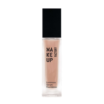 MAKE UP FACTORY Сыворотка-основа с эффектом сияния, тон 20 медовый беж / Luminous Serum Foundation 30 мл, фото 1