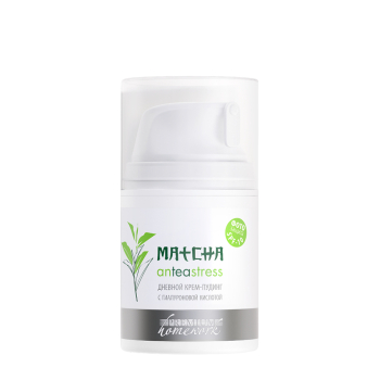 PREMIUM Крем-пудинг дневной для лица с гиалуроновой кислотой / MATCHA anTEAstress 50 мл, фото 1