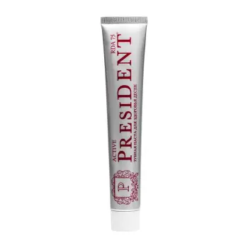 PRESIDENT Паста зубная / PRESIDENT Active 75 RDA 75 гр, фото 1